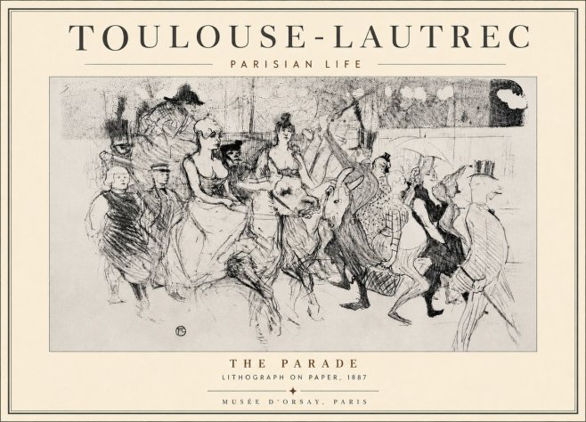 Toulouse-Lautrec The Parade No6 - Poszter