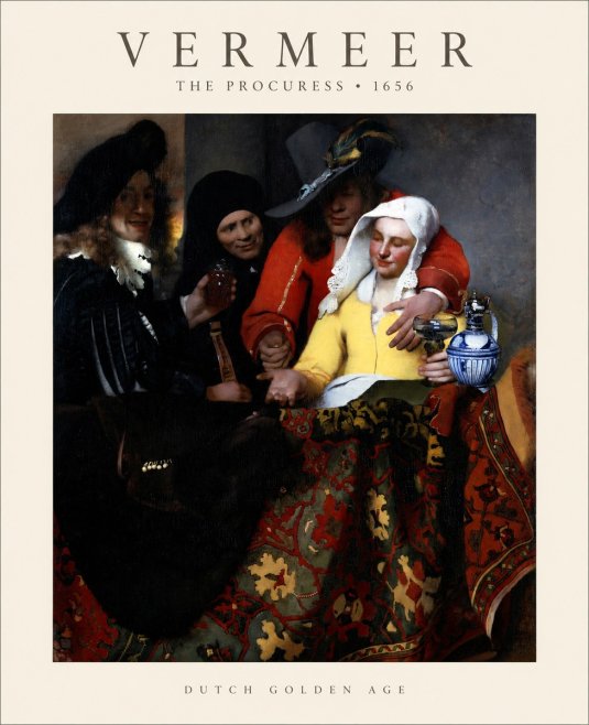 Vermeer The Procuress No1 - Poszter