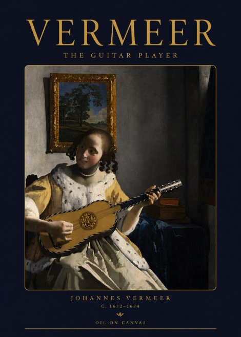 Vermeer The Guitar Player No3 - Poszter