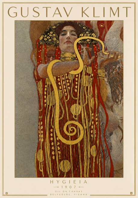 Klimt Hygeia No4 - Poszter