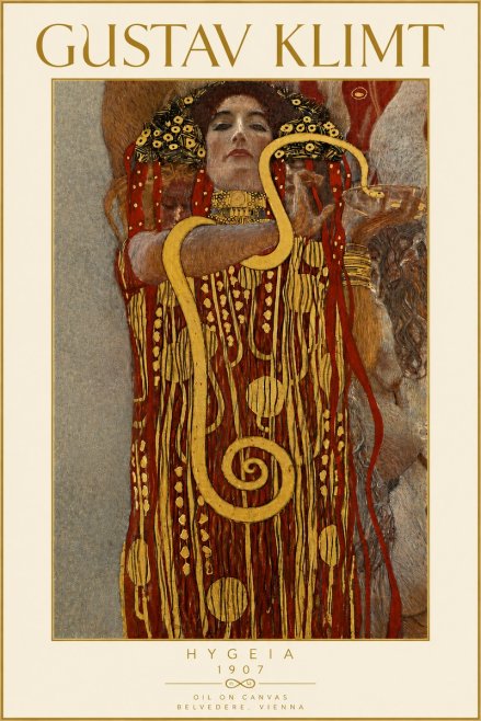 Klimt Hygeia No6 - Poszter