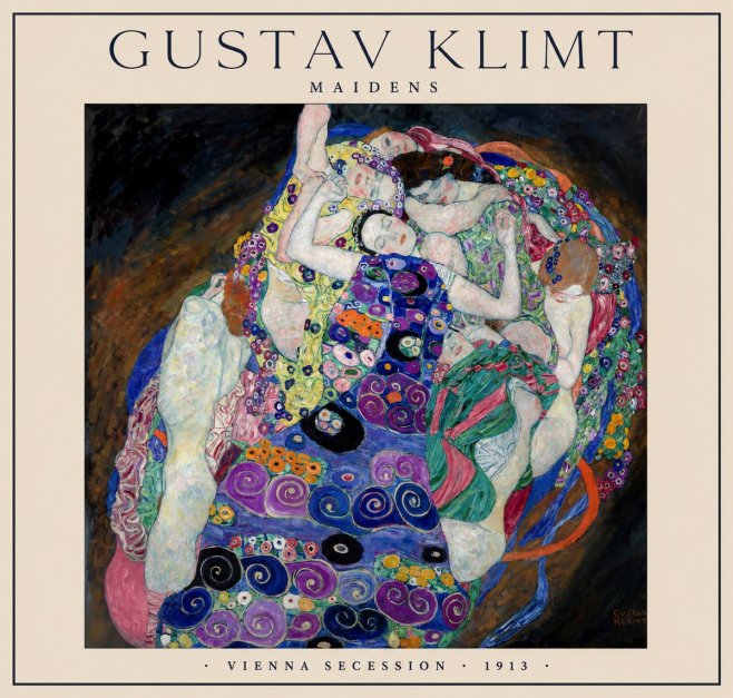 Klimt Maidens No1 - Poszter