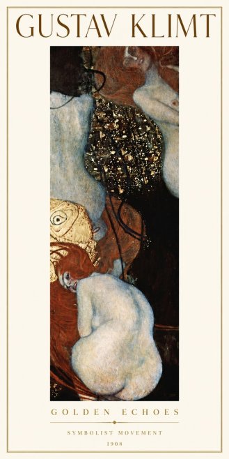 Klimt Golden Echoes No2 - Poszter