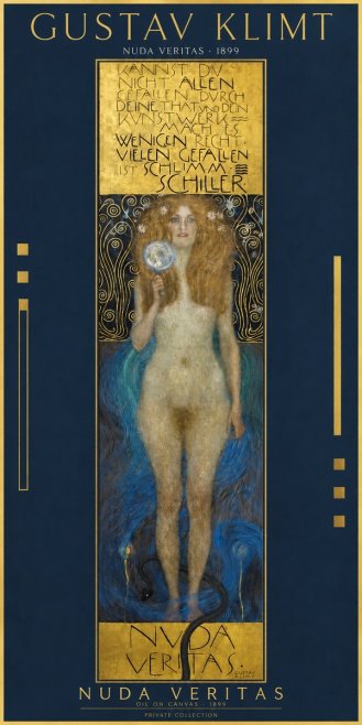 Klimt Nuda Veritas No2 - Poszter