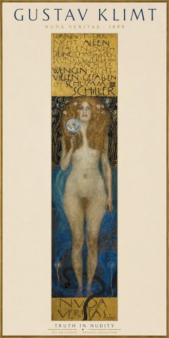 Klimt Nuda Veritas No3 - Poszter
