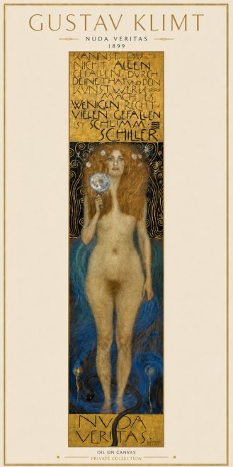 Klimt Nuda Veritas No6 - Poszter