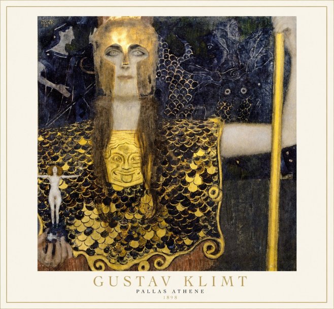 Klimt Pallas Athene No1 - Poszter