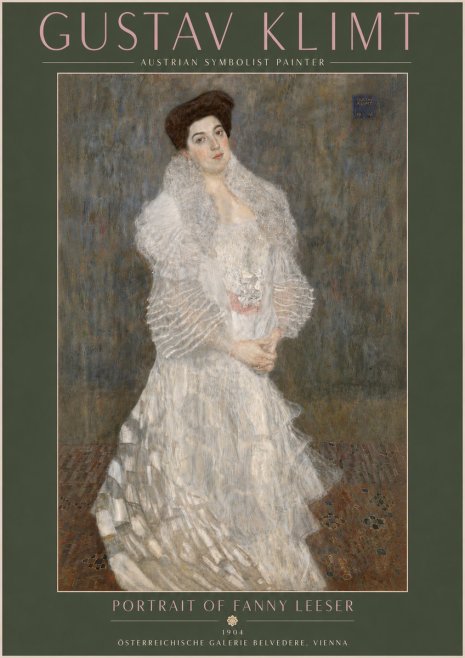 Klimt Portrait of Fanny Leeser No5 - Poszter