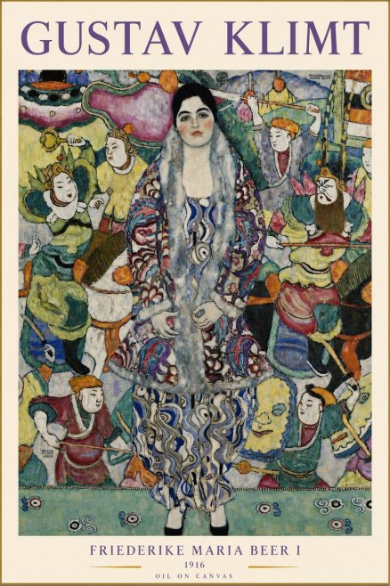 Klimt Friederike Maria Beer I No3 - Poszter