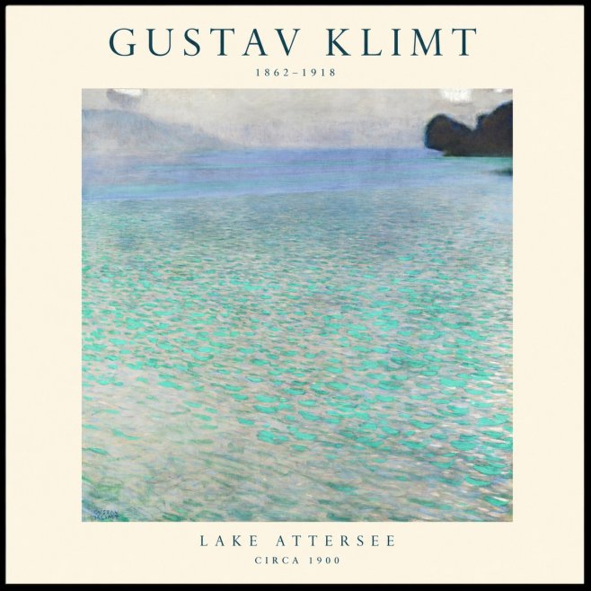 Klimt Lake Attersee No1 - Poszter