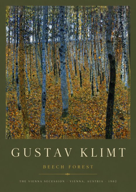 Klimt Beech Forest No3 - Poszter