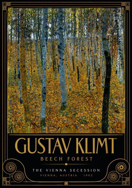 Klimt Beech Forest No5 - Poszter