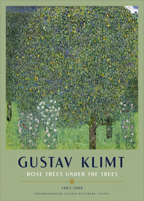 Klimt Rose Trees Under the Trees No2 - Poszter