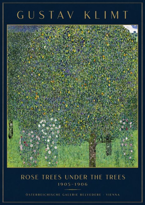 Klimt Rose Trees Under the Trees No3 - Poszter