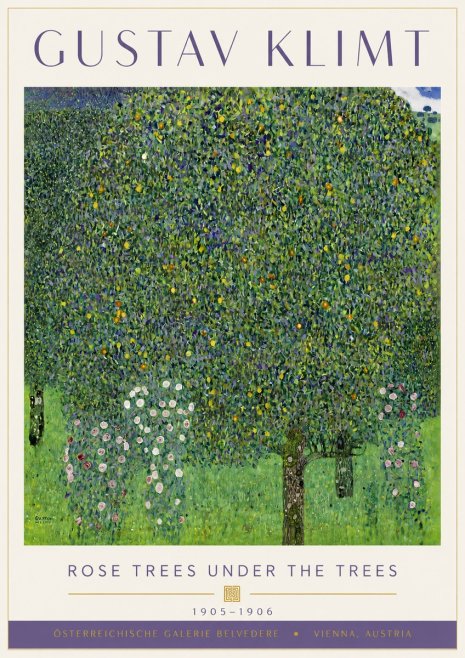 Klimt Rose Trees Under the Trees No6 - Poszter