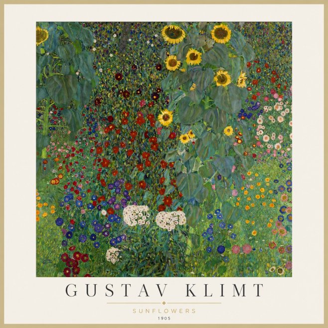 Klimt Sunflowers No1 - Poszter