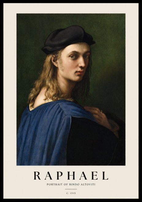 Raphael Portrait of Bindo Altoviti No1 - Poszter