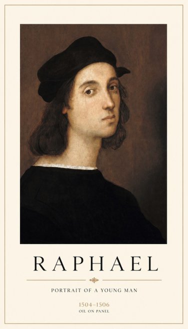 Raphael Portrait of a Young Man No1 - Poszter