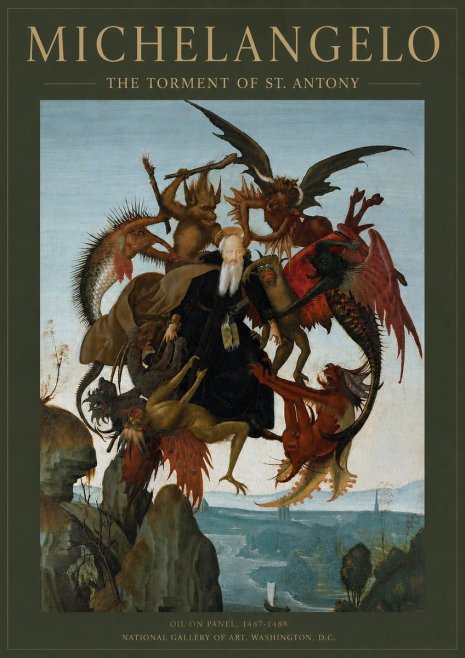 Michelangelo The Torment of St. Antony No4 - Poszter