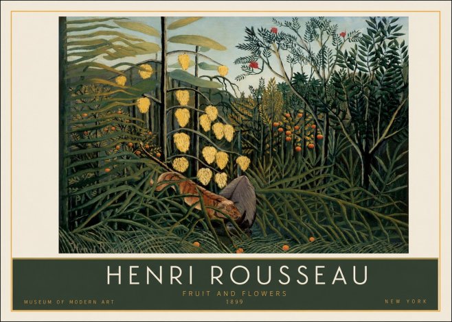 Rousseau Fruit and Flowers No2 - Poszter