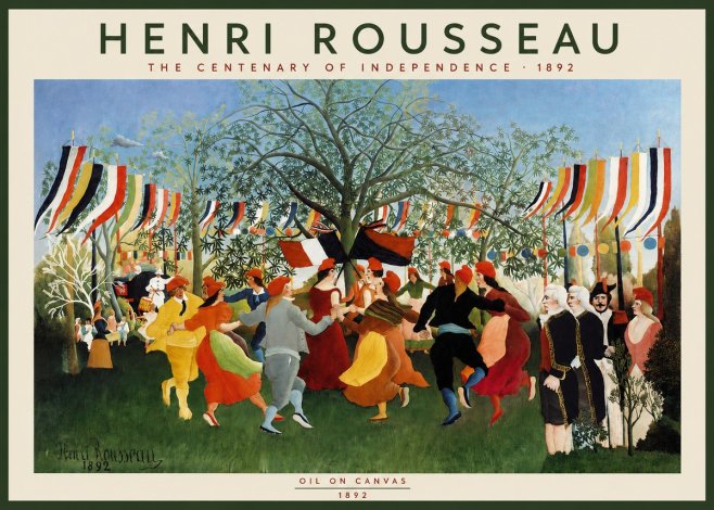 Rousseau A Village Festival No2 - Poszter