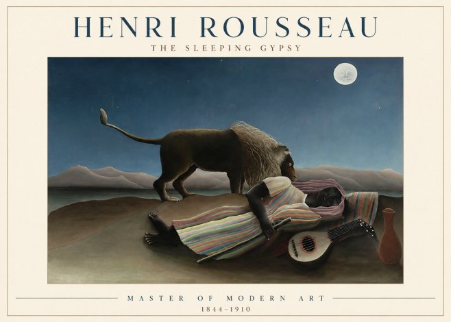 Rousseau The Sleeping Gypsy No1 - Poszter