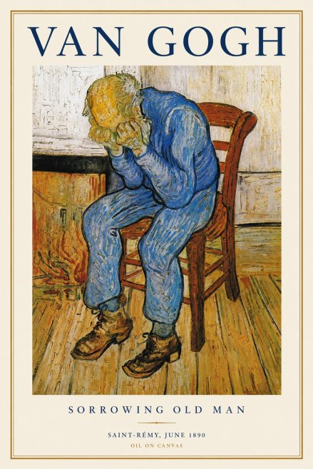 Van Gogh Sorrowing Old Man No1 - Poszter