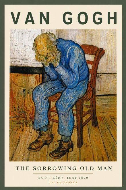 Van Gogh Sorrowing Old Man No6 - Poszter