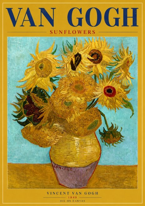 Van Gogh Sunflowers I No6 - Poszter