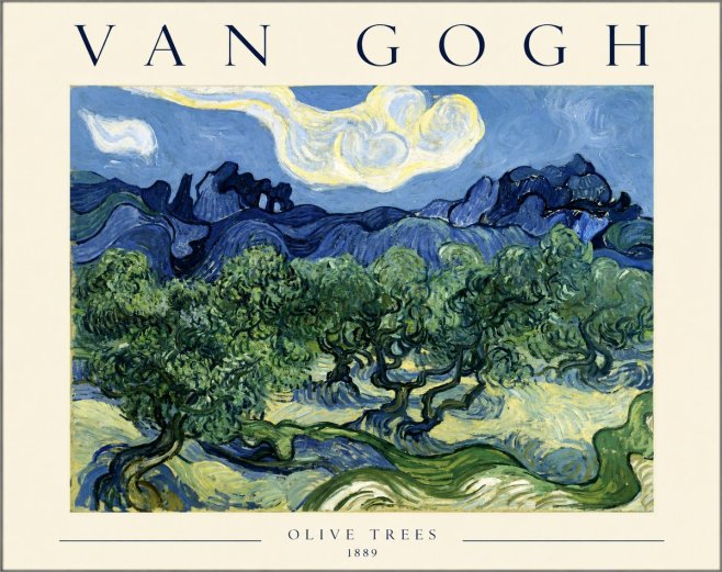 Van Gogh Olive Trees No1 - Poszter