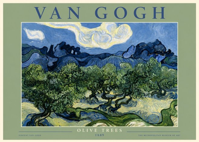 Van Gogh Olive Trees No5 - Poszter