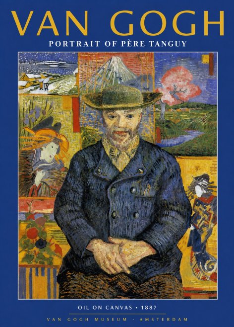 Van Gogh Portrait of Père Tanguy I No2 - Poszter