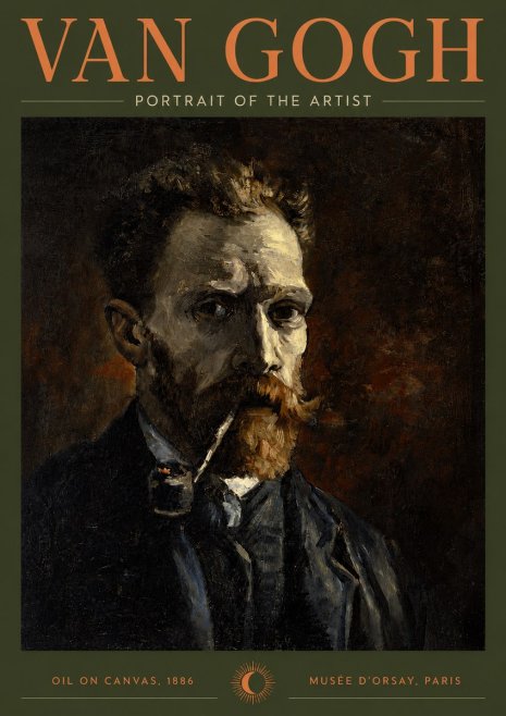 Van Gogh Portrait of the Artist I No5 - Poszter