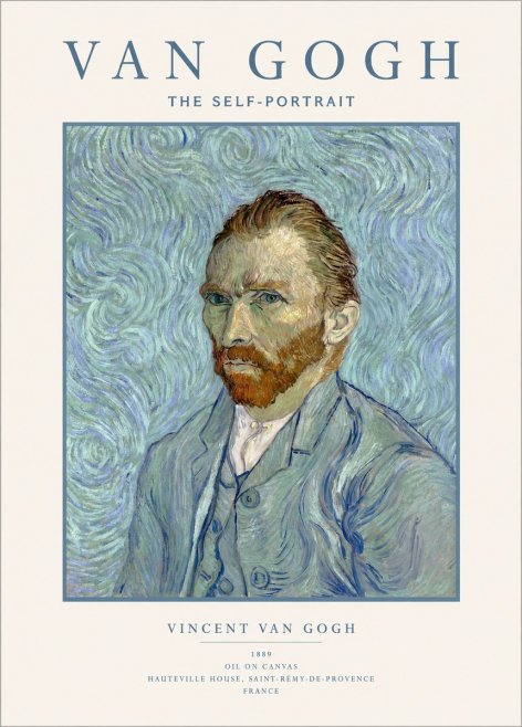 Van Gogh The Self-portrait No1 - Poszter
