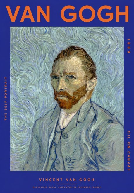 Van Gogh The Self-portrait No2 - Poszter