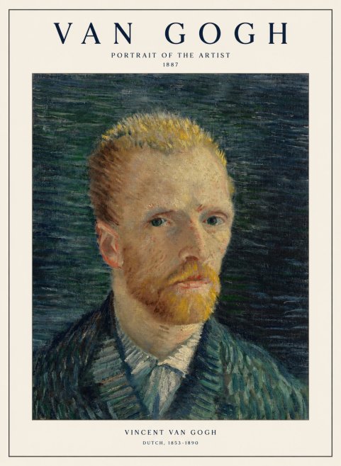 Van Gogh Portrait of the Artist II No1 - Poszter