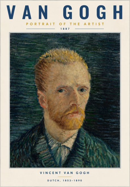 Van Gogh Portrait of the Artist II No6 - Poszter