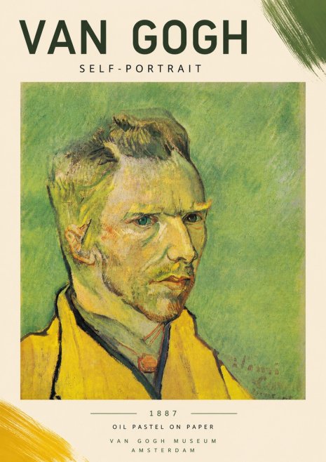 Van Gogh Self-portrait II No5 - Poszter
