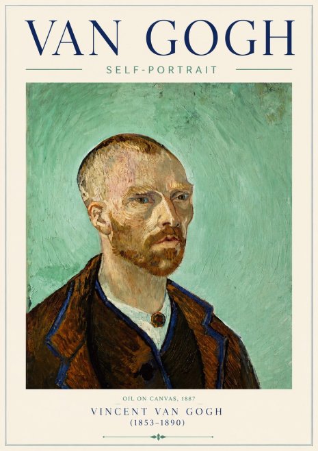 Van Gogh Self-portrait III No5 - Poszter