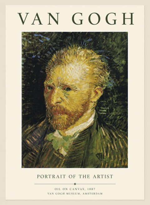 Van Gogh Portrait of the Artist III No1 - Poszter