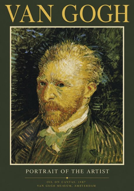 Van Gogh Portrait of the Artist III No2 - Poszter