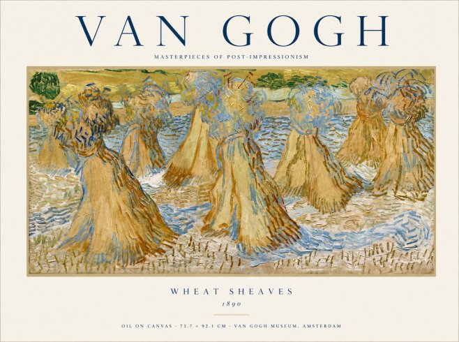Van Gogh Wheat Sheaves No1 - Poszter