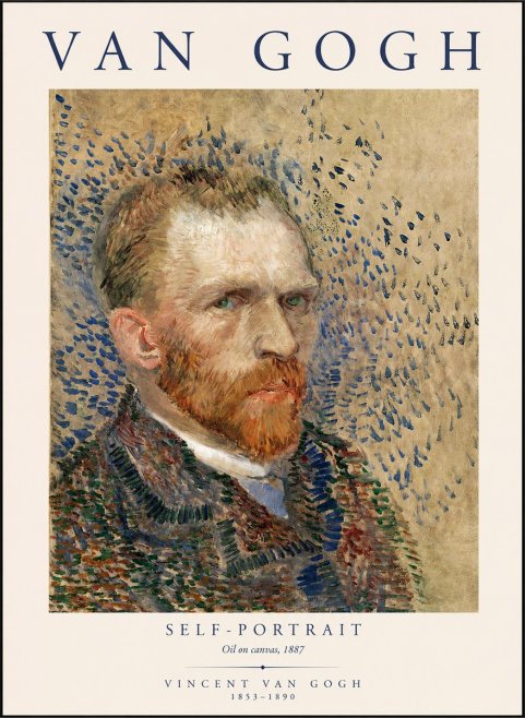 Van Gogh Self-portrait IV No1 - Poszter