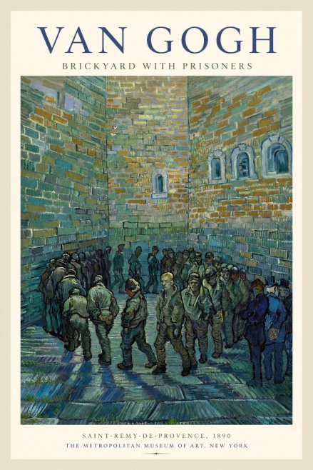 Van Gogh Brickyard with Prisoners No1 - Poszter