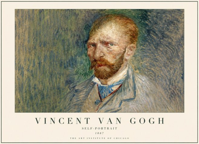 Van Gogh Self-portrait V No3 - Poszter