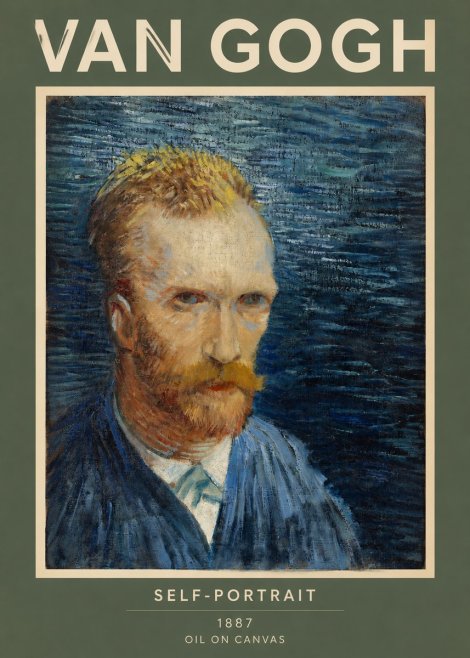 Van Gogh Self-portrait VI No2 - Poszter
