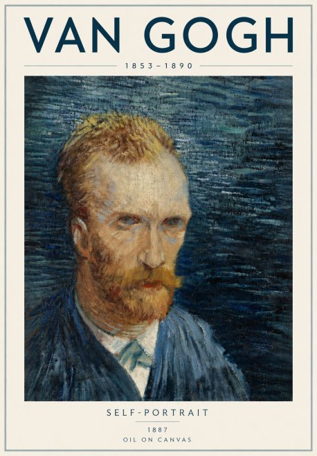 Van Gogh Self-portrait VI No5 - Poszter