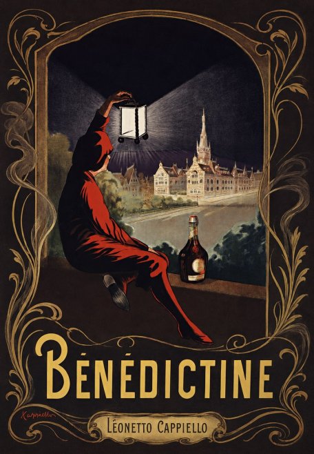 Leonetto Cappiello Bénédictine No5 - Poszter