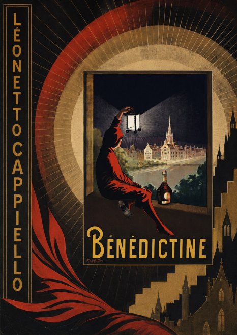 Leonetto Cappiello Bénédictine No6 - Poszter