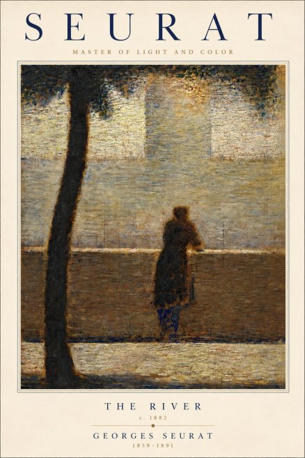 Seurat The River No6 - Poszter